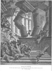 Gustave Doré. The Death of Samson